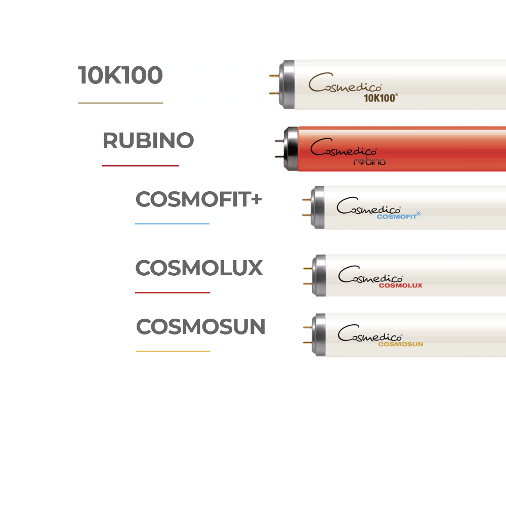 Cosmedico and bellarium sunbed tubes